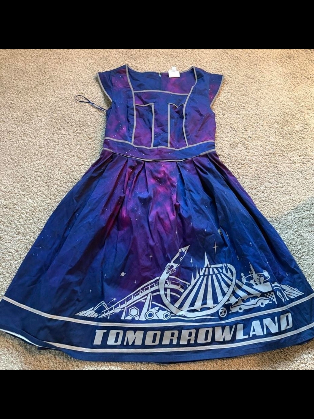 Disney The Dress Shop Tommorrowland Space Mountain Dress Size Small